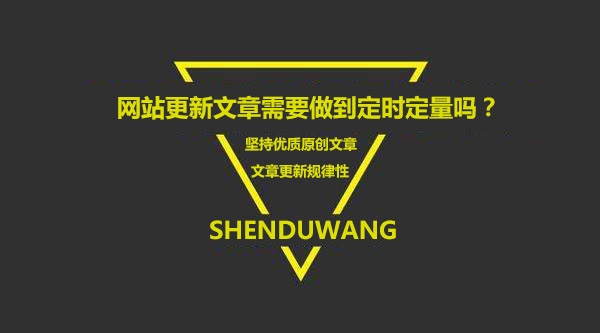 定時(shí)定量更新文章,對(duì)網(wǎng)站收錄真的有幫助嗎