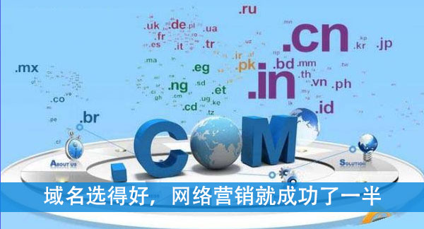 域名選得好，網絡營銷就成功了一半